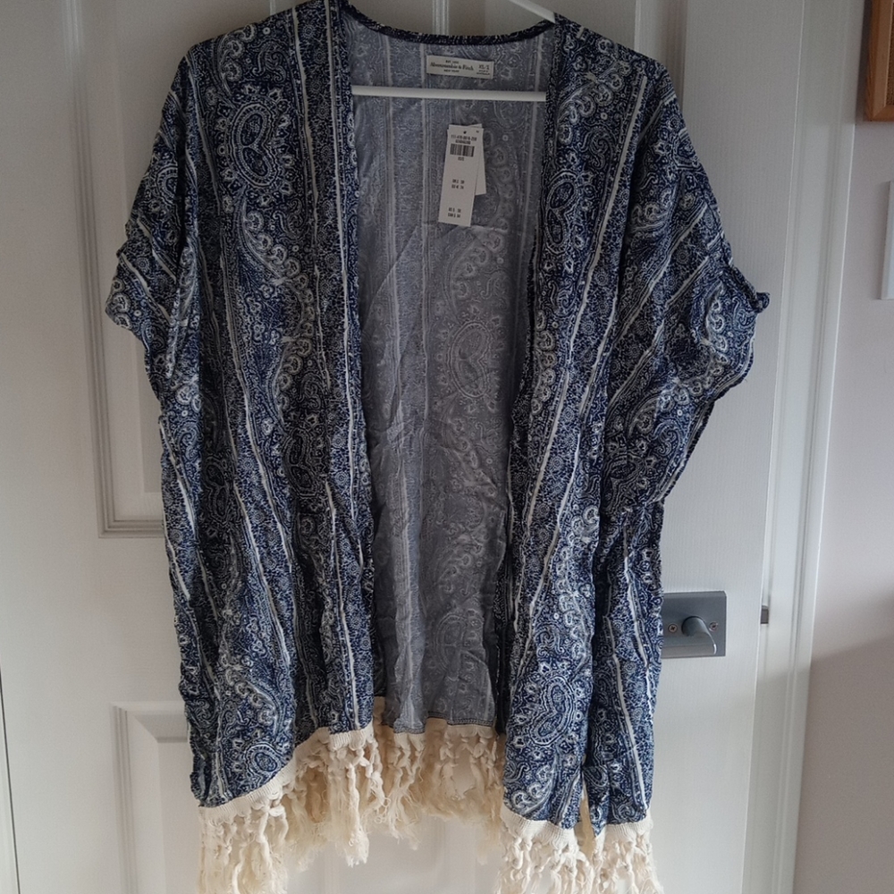 Abercrombie Patterned Kimono Coverup